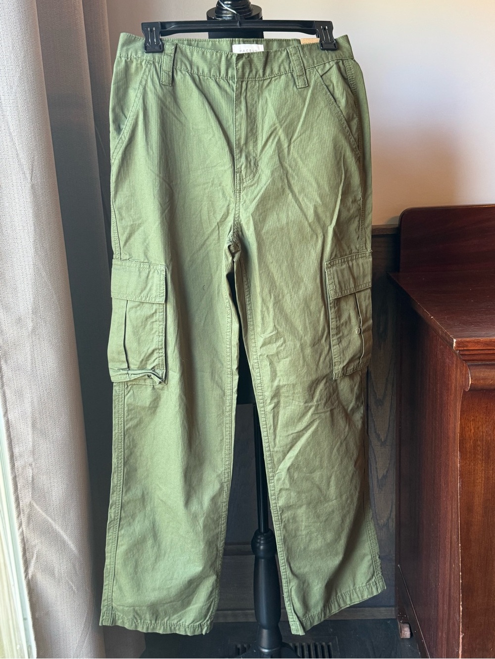 Pacsun Women's Utility Cargo Pants in Olive Green 27 NWT